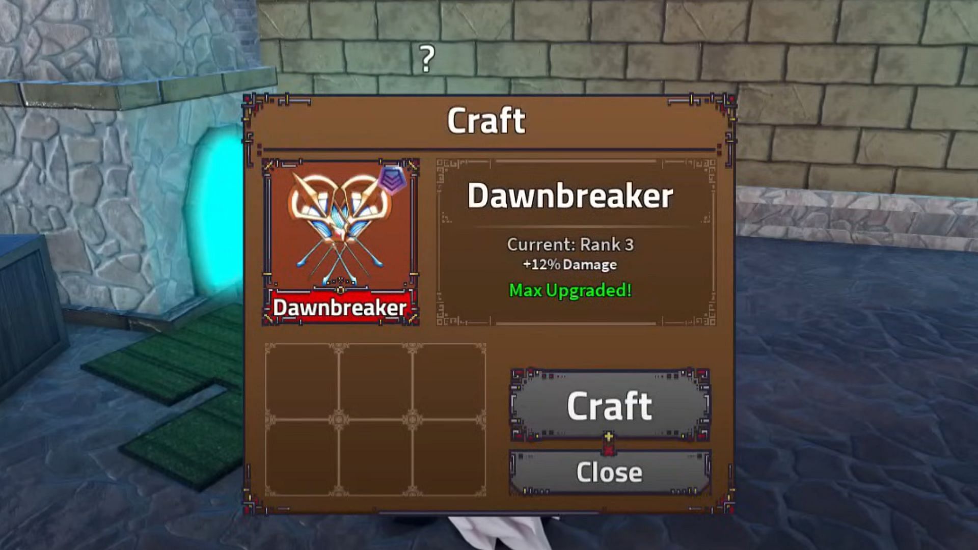 The Dawnbreaker Sword (Image via Roblox)